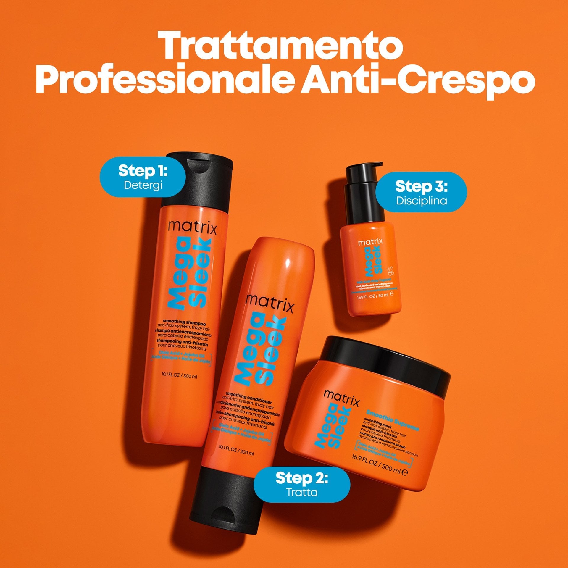 Mega Sleek Shampoo Levigante Scrivi una Recensione