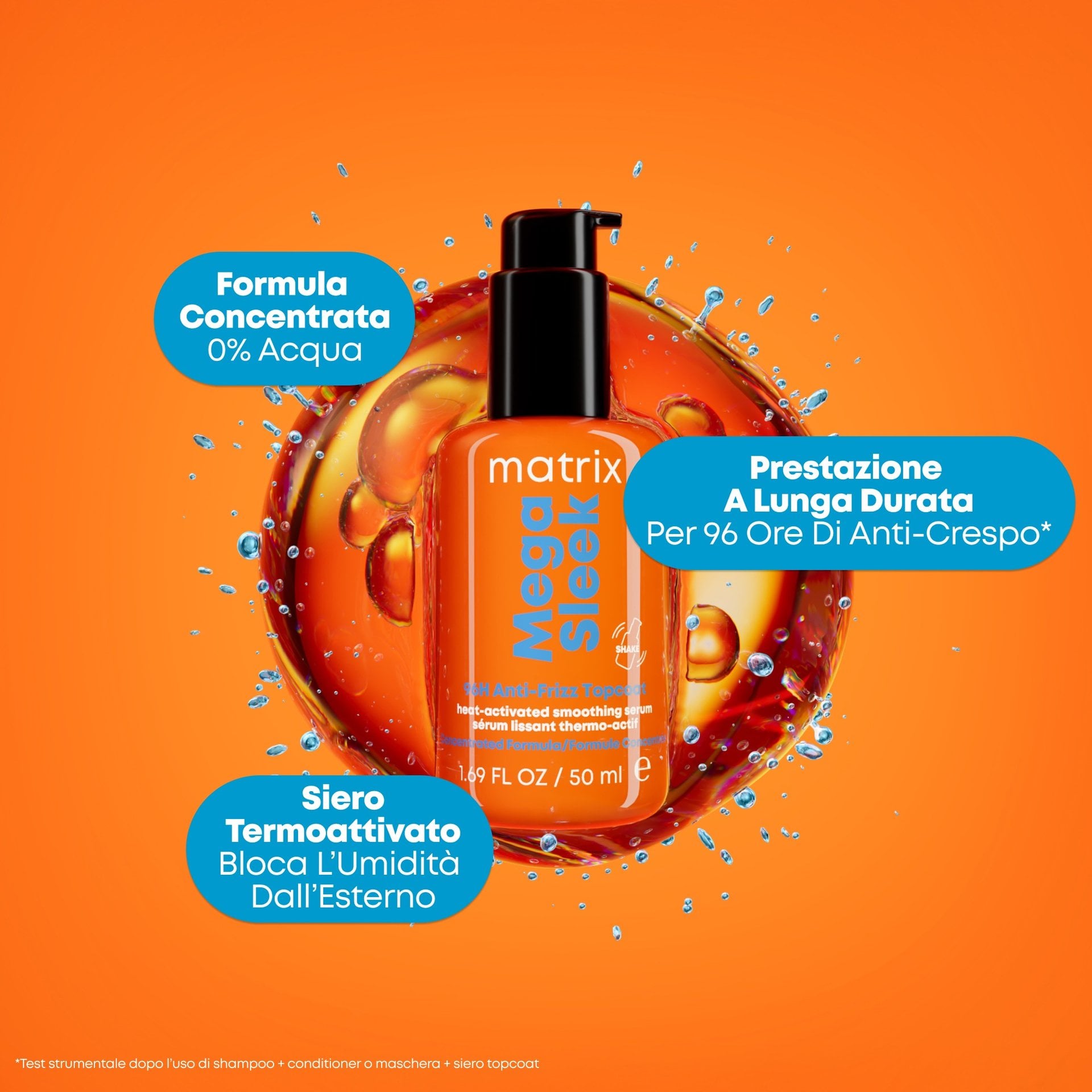 Matrix Mega Sleek Siero Topcoat Anti-Crespo 96H  Scrivi una Recensione