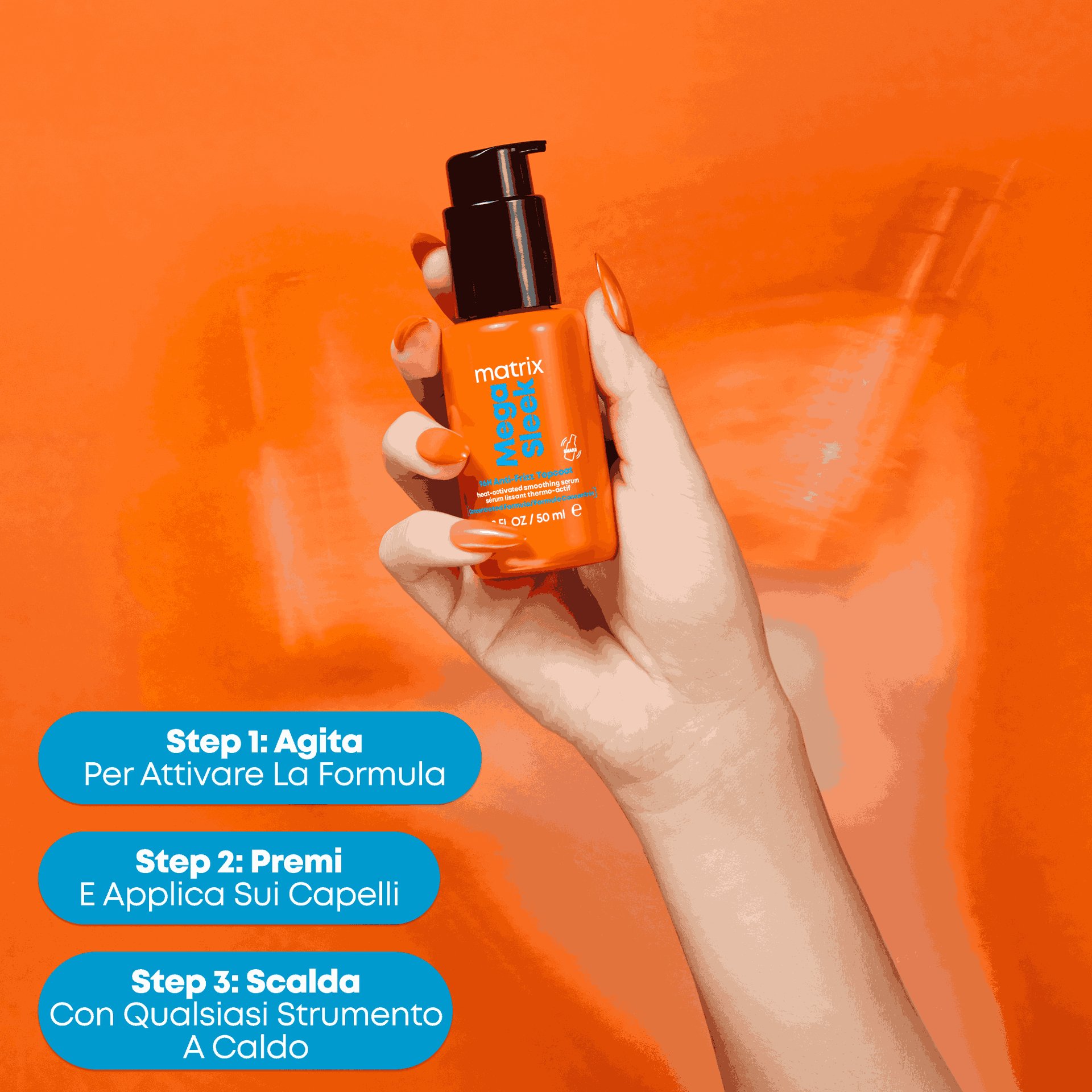 Matrix Mega Sleek Siero Topcoat Anti-Crespo 96H  Scrivi una Recensione